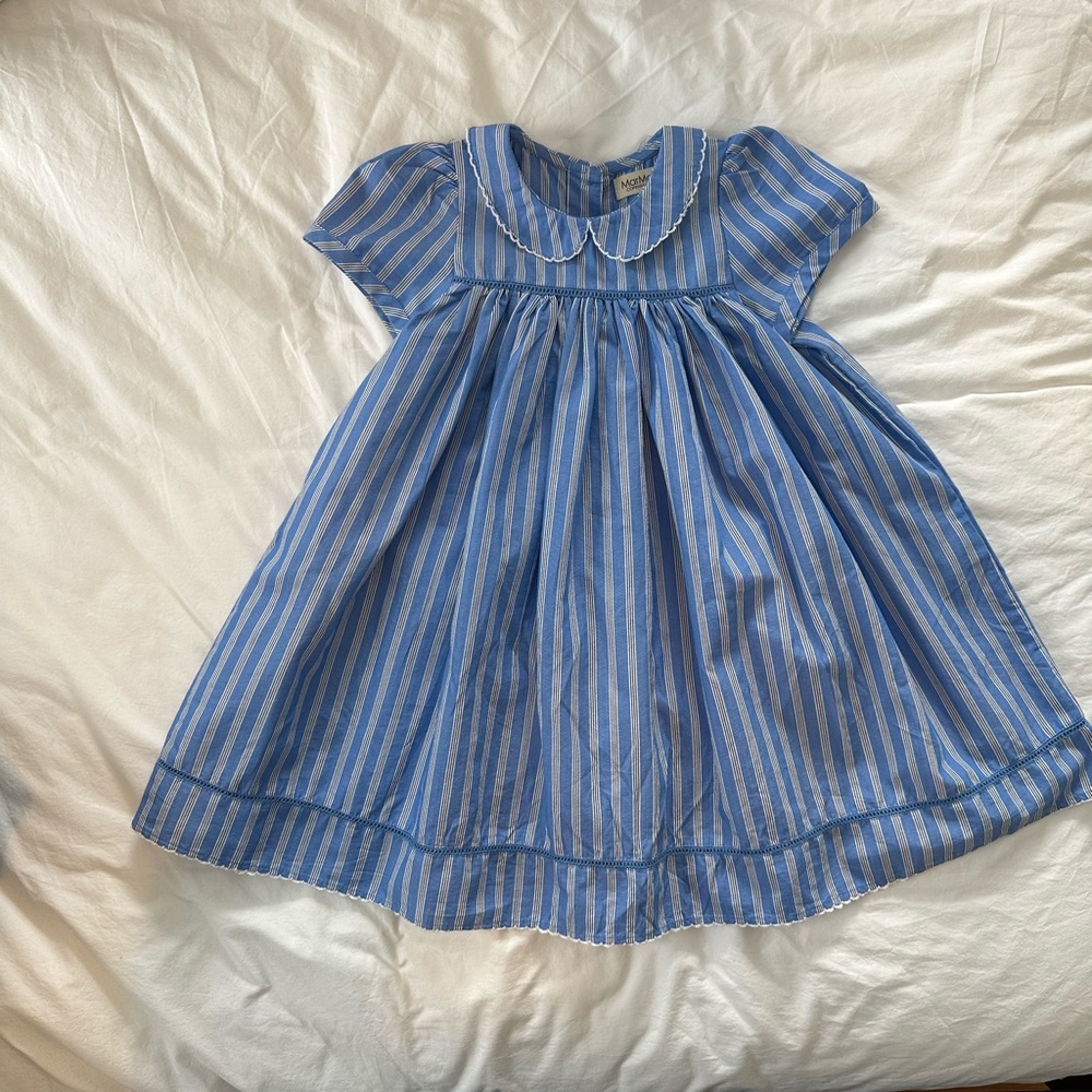 MarMar Copenhagen Blue Striped Dress
